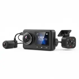 28033162844 Dual Electronics Dash Cam Front And Rear Inside 1080p Full Hd 3 Way Cameras Vidoe