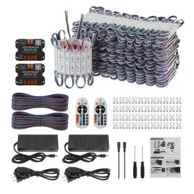Bi0069iec95 Dyna-living 200ft Rgb Led Storefront Lights With Bluetooth And Ir Controller 400pcs 3-led Smd