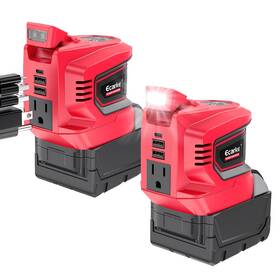 Ecarke 07022 2pcs 200w Power Inverter Compatible With Milwaukee