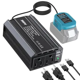 071170003 Ecarke Power Inverter Compatible 300w With Makita Fit