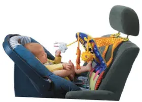10615 Edushape Toe Time Infant Car Seat Toy Kick And Play Activity Center With Music