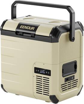 Eenour 454748 D18 12 Volt Car Refrigerator Portable Freezer 19qt/18l Battery And Solar Powered