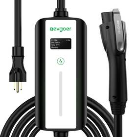 Eg Evgoer Eg-jp15-01-us Portable Level 1 Ev Charger 15amp 120v 5-15p Plug For All Sae J1772 Evs 16.4ft