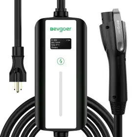 Eg-jp15-01-us Eg Evgoer Portable Level 1 Ev Charger 15amp 120v 5-15p Plug For All Sae J1772 Evs 16.4ft