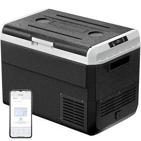 Ekojuce Zx-cf-45 12 Volt Refrigerator 53 Quart Electric Cooler Car Fridge 12v/24v Dc 110 240
