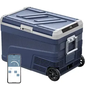 Zx-xcfg-45 Ekojuce 12 Volt Refrigerator Portable Fridge - 48 Quart 45l Electric Cooler With Whe