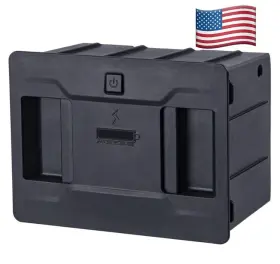 Ymx6-lzw-t00204 Electronixusa Removable Battery For Portable Car Refrigerator With Solar Charging Usa E Series