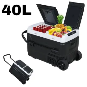 As017 Elecwish 40l Compressor Freezer Refrigerator Portable Car Fridge Camping 12/24v