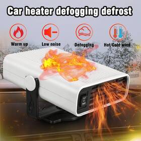 Elegant Choise 9070490wh 12v 150w Portable Electric Car Heater Heating Fan Defogger Defroster Demister