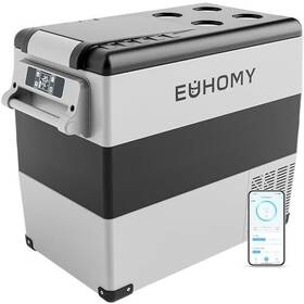 Euhomy 196852458066 12 Volt Refrigerator 59qt 55l Electric Cooler 12v Fridge App Control
