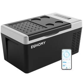 Euhomy 850052496142 12 Volt Refrigerator 19qt 18l Compressor Electric Cooler Car Fridge -4 68