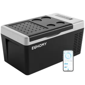 Euhomy 850052496142 12 Volt Refrigerator 19qt 18l Compressor Electric Cooler Car Fridge -4 68