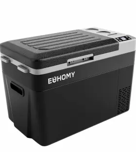Euhomy 850052496272 12 Volt Refrigerator 32qt 30liter Portable Freezer Fridge Car Refri