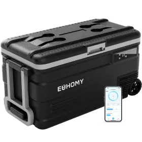 Euhomy 850061907042 12 Volt Refrigerator 80qt 75l 12v Fridge Electric Cooler App Contro