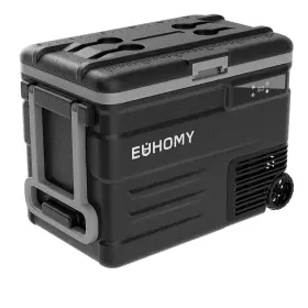 Euhomy 850061907721 12 Volt Car Refrigerator 59 Quart 55l Electric Cooler 68 Fr