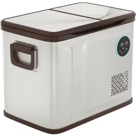 Euhomy 850068328550 12 Volt Refrigerator 48 Quart Dual Zone Electric Cooler Car With 1