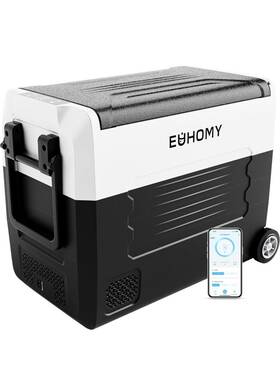 Euhomy Cf-55 12 Volt Refrigerator 58qt 55l Electric Cooler 12v Fridge App Control
