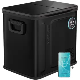 Cfh-55x Euhomy 12 Volt Refrigerator 58 Quart Dual Zone Electric Cooler App Control Car Refrige