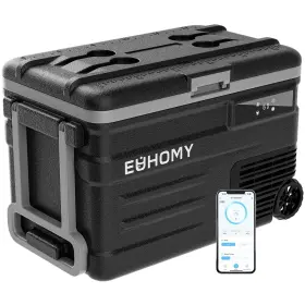 Cfu-45 Euhomy 12 Volt Refrigerator 49qt 45l 12v Fridge Electric Cooler App Contro
