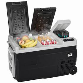 Euhomy Cfw-35 12 Volt Refrigerator 37 Quart Usable Dual Battery Car Zone El