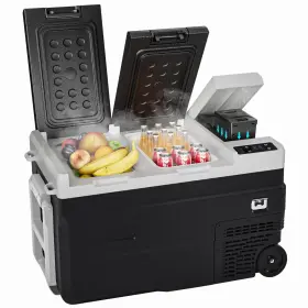 Cfw-35 Euhomy 12 Volt Refrigerator 37 Quart Usable Dual Battery Car Zone El