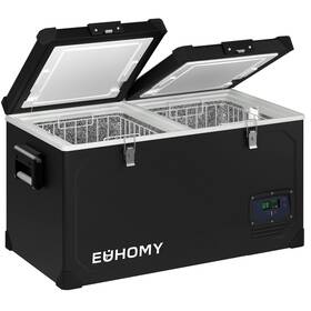 Euhomy Cfy-65 12 Volt Refrigerator 69 Quart Electric Cooler Powered By Secop Dual Zone Car Re