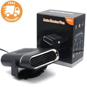 Fafaawff 768510509085 150w 12v Car Heater Defroster Portable Quick Heating Fan 360 Free Adjustment