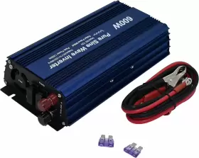 El-300p Fit4less Dc 12v To Ac120v Pure Sine Wave Power Inverter 600w With Dual Sockets