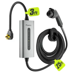 40a-sa Flowgo 40a Level 2 Ev Charger With 25ft Cable 9.6kw 240v For All J1772/non Tesla Evs