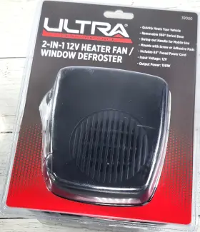 Focus-on Tools 192221390005 2-in-1 12-volt Heater Fan Window Defroster Ultra Performance 39000