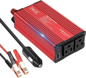 Sgr-nx5011sk-2 Foval 600w Power Inverter 12v Dc To 110v Ac Car Plug Adapter Outlet