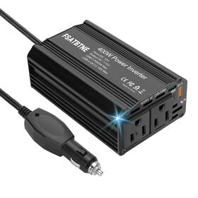 Fsatbtne 726810552071 400w Power Inverter Dc 12v To 110v Ac Car Plug Adapter Small Black