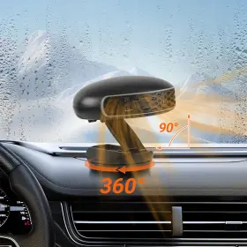 Fwcp-ad-1132 Fwmt 360 Rotating 12v Electric Car Heater Fan Defogger Defroster Demister Portable