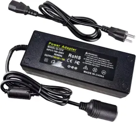 Pd-001 Geweeco Ac To Dc Converter 100v 240v 12v 10a 120w Car Cigarette Black