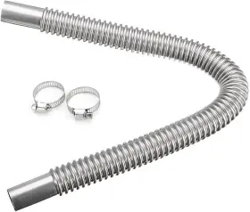 Yqzus0121-1 Gift2u Exhaust Pipe Parking Air Heater 1 Inch/25mm Inner Stainless Steel Vent Hose L