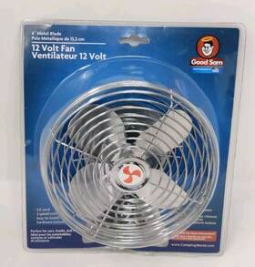 Good Sam 69082 Heavy Duty 12v 6 Inch 2-speed All-metal Fan For Rvs Cars Trucks Camping
