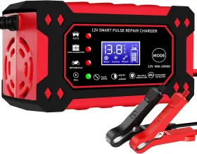 Haibro 744110916515 Car Battery Charger 12v 6amp Trickle And Maintainer Smart Fully Automat