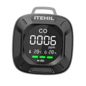 Hb-01 Han Ben Information Technology Shenzhen Co. Ltd Portable Carbon Monoxide Detector Mini 3-in-1 For Travel And Black