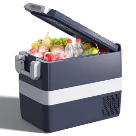 Hcalory 659675024608 12 Volt Car Refrigerator 42qt 40l Fridge Electric Cooler 12v/24v Dc 110