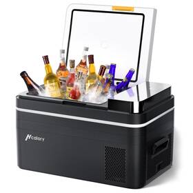 Hcalory 659675154343 12 Volt Car Refrigerator 30quart Large Touchscreen Display Fridge Portab