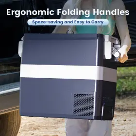 Ptj1147875 Hcalory Portable Car Refrigerator 40l Fridge Eco Energy Efficiency Camping Home