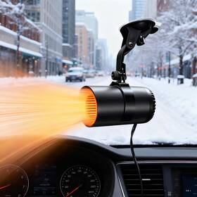 Hfhydzsw Hfhydz03 Portable Car Heater - 12v 150w Dual Mode Heating/cooling Defroster And Defogger