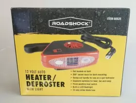 60525 Hft 12 Volt Dc Auto Heater Defroster With Light Portable - New