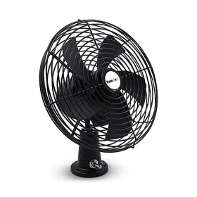 Homdec 938546716991 12v Rv Cooling Fan With 2-speed Switch 8.75-inch Heavy Duty Black Metal