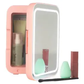80-5209 Home-complete 197315861485 4l Or 6 Can Skincare Fridge Pink