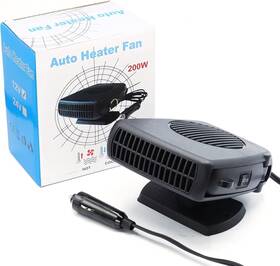 Hryyds Au-2922 12v 200w Car Heater Portable And Defroster Windshield Defogger 12