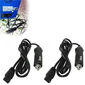 16334902660856 Iayokocc 2pcs 12v 2m Extension Cord Car Cooler Cool Box Fridge Dc Cable Power Adapter