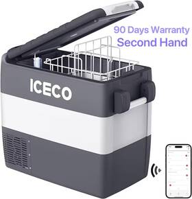 Iceco Jp50 50l Portable Refrigerator Freezer 12v Compact Electric Cooler For Car Home