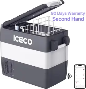 Jp50 Iceco 50l Portable Refrigerator Freezer 12v Compact Electric Cooler For Car Home