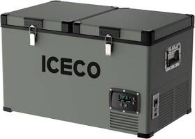 Iceco Vl60gdn Vl60 Dual Zone Portable Refrigerator 60 Liters Platinum Compact Dc 12/24v